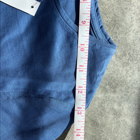 Madewell Blue Short Sleeve Tee - Picture 5 of 6
